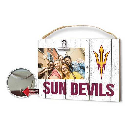 1001100110: Clip It Weathered Logo Photo Frame Arizona State Sun Devils