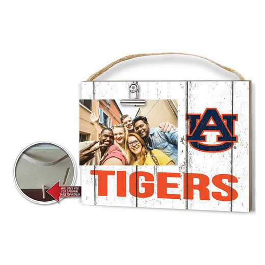 1001100114: Clip It Weathered Logo Photo Frame Auburn Tigers