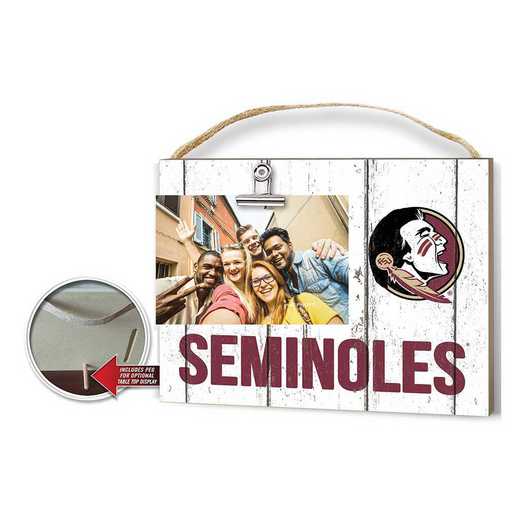 1001100227: Clip It Weathered Logo Photo Frame Florida State Seminoles