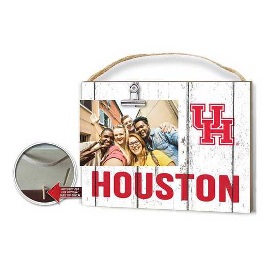 1001100258: Clip It Weathered Logo Photo Frame Houston Cougars