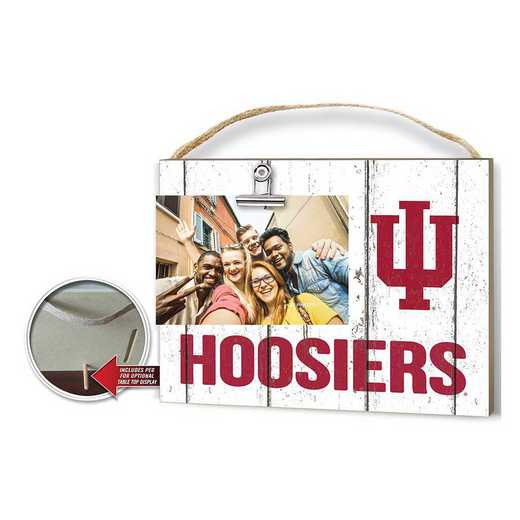 1001100269: Clip It Weathered Logo Photo Frame Indiana Hoosiers