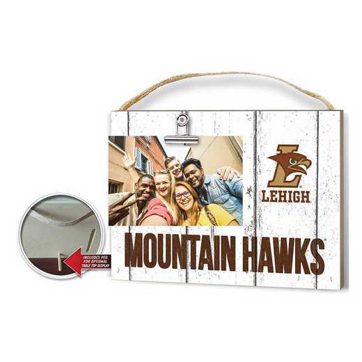 1001100293: Clip It Weathered Logo Photo Frame Lehigh Mountain Hawks