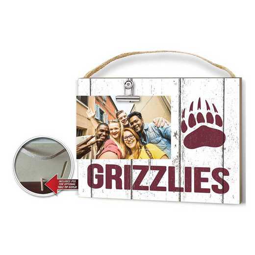 1001100341: Clip It Weathered Logo Photo Frame Montana Grizzlies