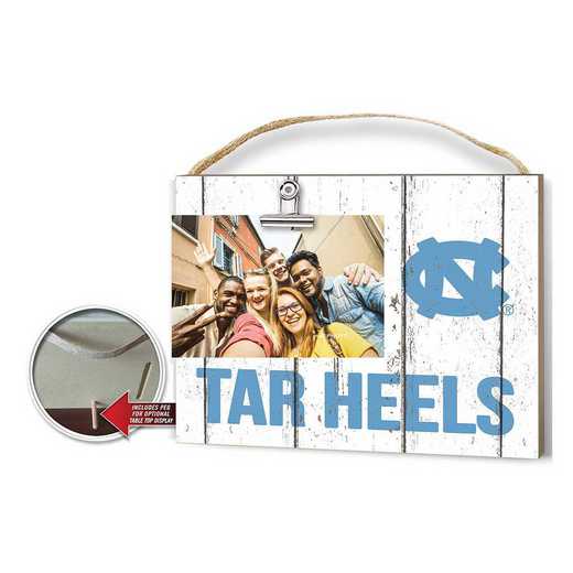 1001100365: Clip It Weathered Logo Photo Frame North Carolina  Tar Heels