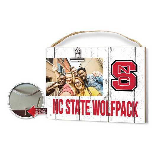 1001100372: Clip It Weathered Logo Photo Frame North Carolina State Wolfpack