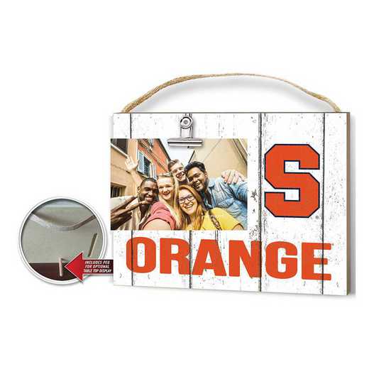 1001100464: Clip It Weathered Logo Photo Frame Syracuse Orange