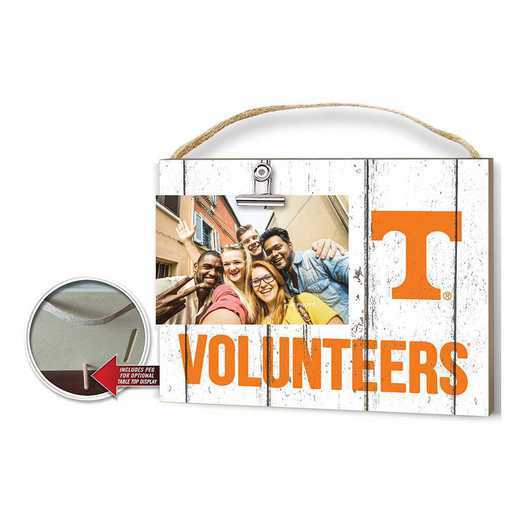 1001100468: Clip It Weathered Logo Photo Frame Tennessee Volunteers