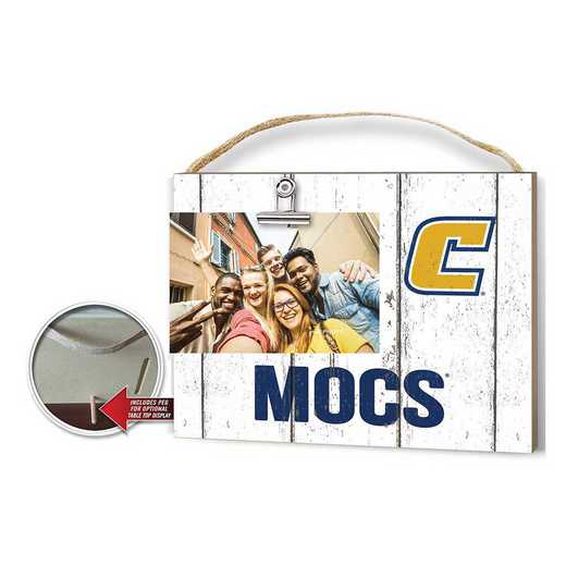 1001100678: Clip It Weathered Logo Photo Frame Tennessee Chattanooga Mocs