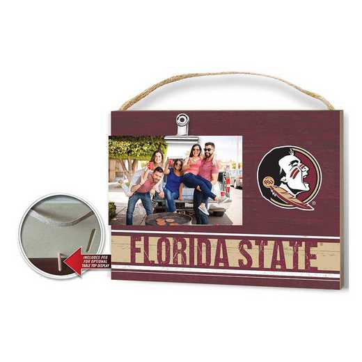 1001103227: Clip It Colored Logo Photo Frame Florida State Seminoles