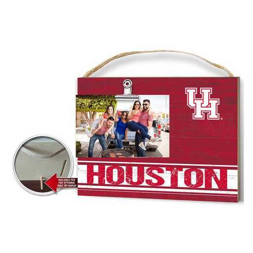 1001103258: Clip It Colored Logo Photo Frame Houston Cougars