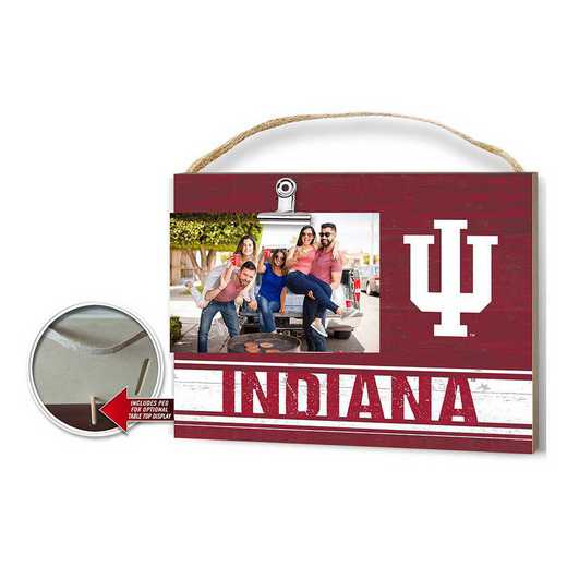 1001103269: Clip It Colored Logo Photo Frame Indiana Hoosiers