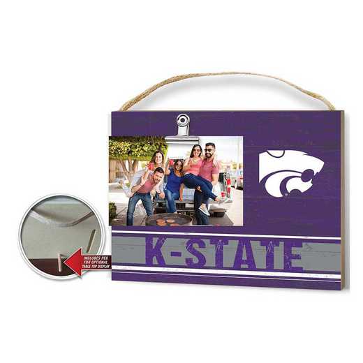 1001103280: Clip It Colored Logo Photo Frame Kansas State Wildcats