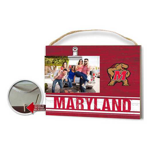 1001103317: Clip It Colored Logo Photo Frame Maryland Terrapins