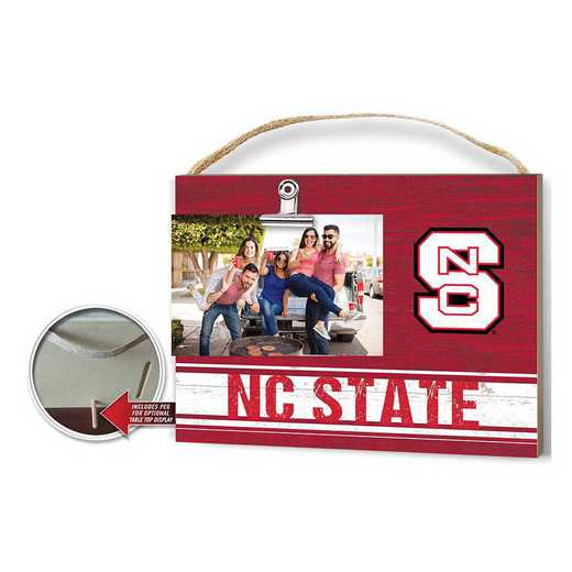 1001103372: Clip It Colored Logo Photo Frame North Carolina State Wolfpack