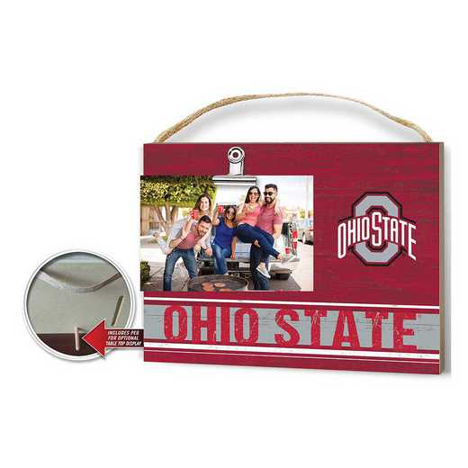 1001103387: Clip It Colored Logo Photo Frame Ohio State Buckeyes