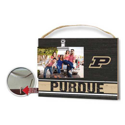 1001103406: Clip It Colored Logo Photo Frame Purdue Boilermakers