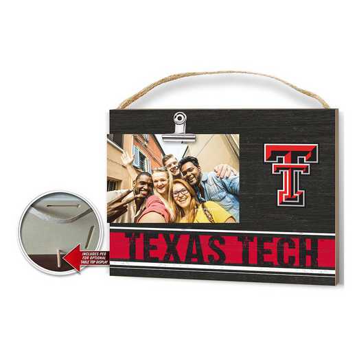 1001103477: Clip It Colored Logo Photo Frame Texas Tech Red Raiders