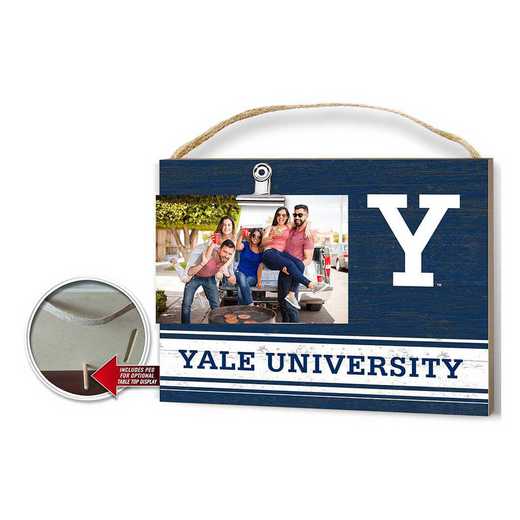 1001103546: Clip It Colored Logo Photo Frame Yale Bulldogs