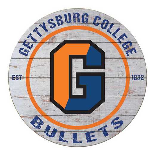 1032100240: 20x20 Weathered Circle Gettysburg College Bullets