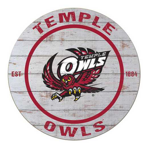 1032100466: 20x20 Weathered Circle Temple Owls