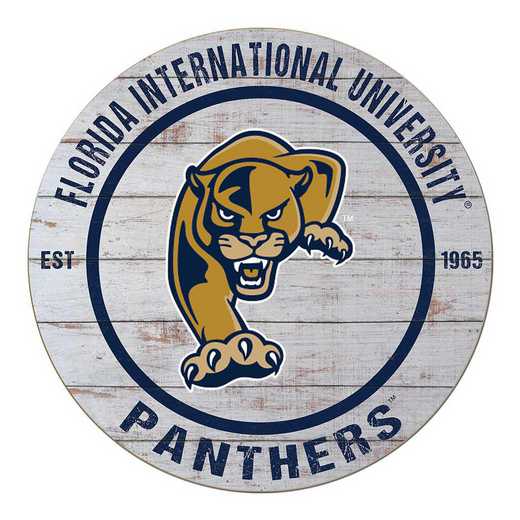 1032100772: 20x20 Weathered Circle Florida International University Golden