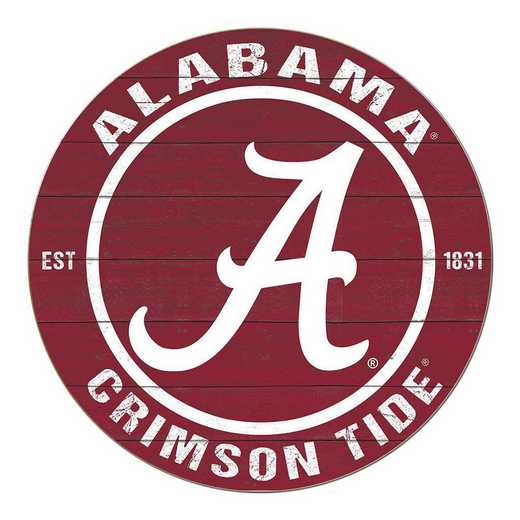 1032104104: 20x20 Colored Circle Alabama Crimson Tide