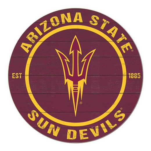 1032104110: 20x20 Colored Circle Arizona State Sun Devils