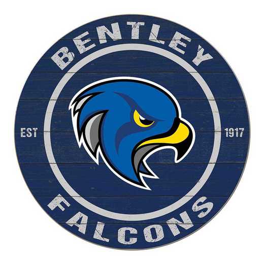 1032104126: 20x20 Colored Circle Bentley University Falcons