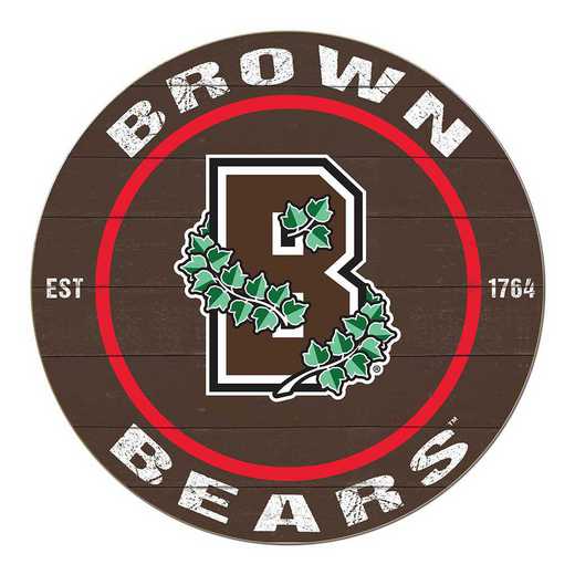 1032104142: 20x20 Colored Circle Brown Bears