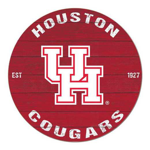 1032104258: 20x20 Colored Circle Houston Cougars