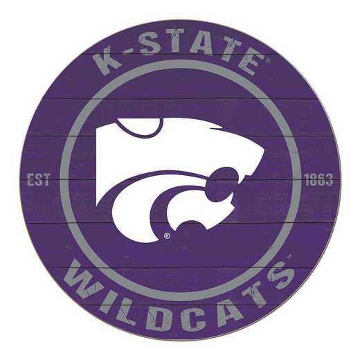 1032104280: 20x20 Colored Circle Kansas State Wildcats
