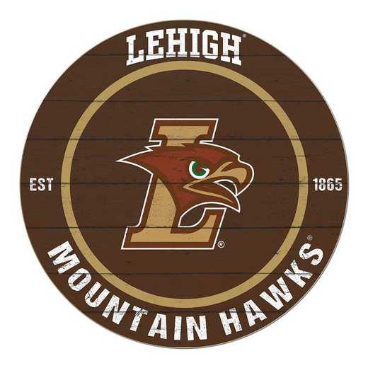 1032104293: 20x20 Colored Circle Lehigh Mountain Hawks