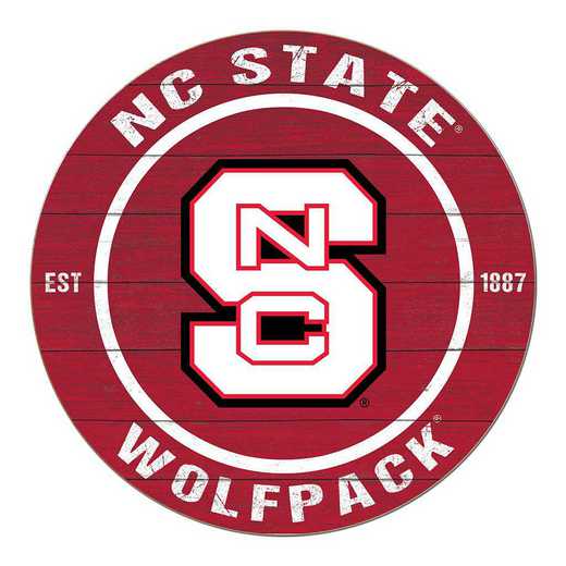 1032104372: 20x20 Colored Circle North Carolina State Wolfpack