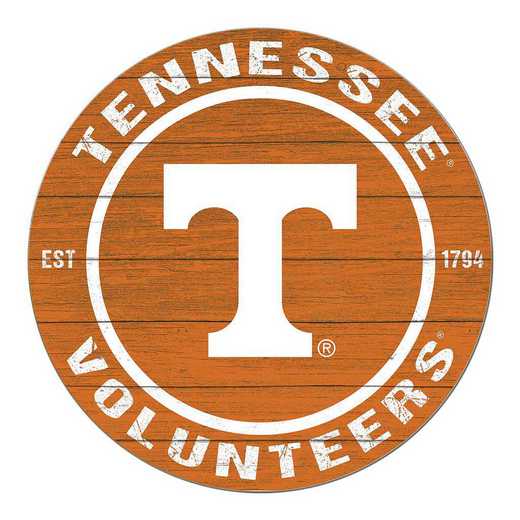 1032104468: 20x20 Colored Circle Tennessee Volunteers