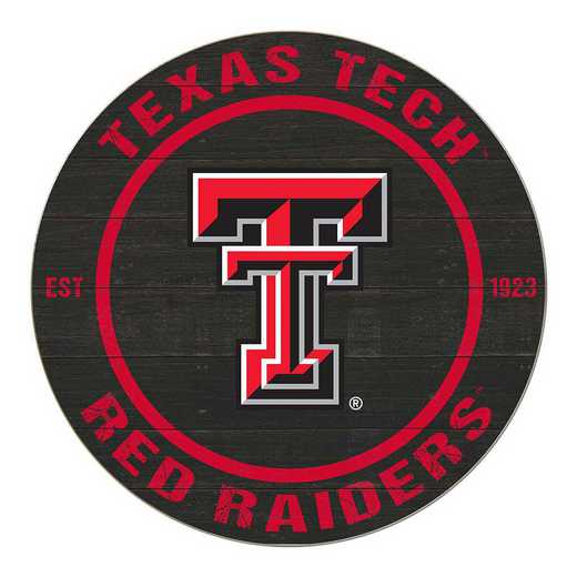 1032104477: 20x20 Colored Circle Texas Tech Red Raiders