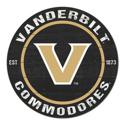 1032104493: 20x20 Colored Circle Vanderbilt Commodores