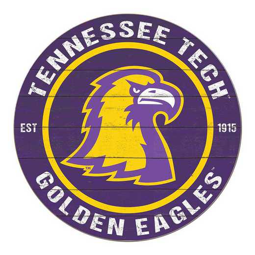 1032104796: 20x20 Colored Circle Tennessee Tech Golden Eagles
