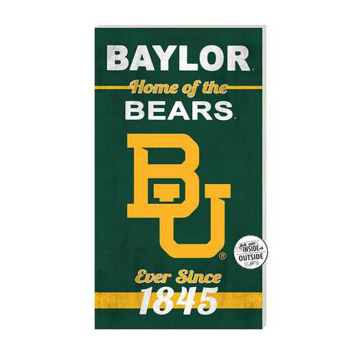 1041102122: 11x20 Indoor Outdoor Sign Home of the Baylor Bears