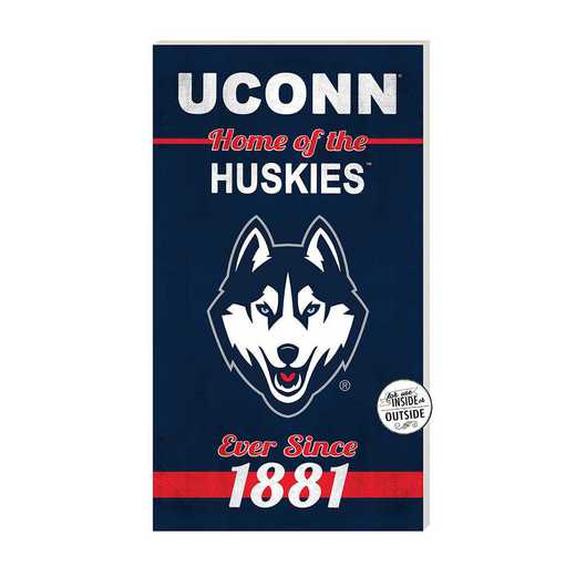 1041102190: 11x20 Indoor Outdoor Sign Home of the Connecticut Huskies