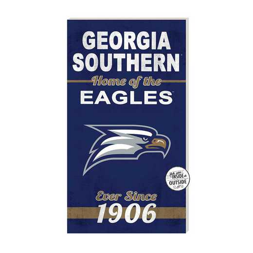 1041102238: 11x20 Indoor Outdoor Sign Home of the Georgia Southern Eagles