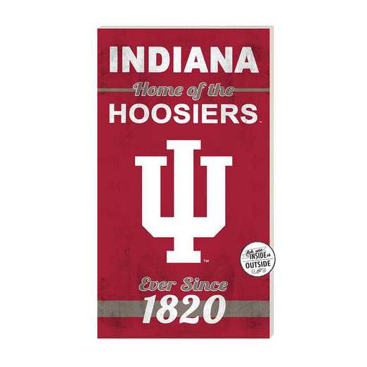 1041102269: 11x20 Indoor Outdoor Sign Home of the Indiana Hoosiers