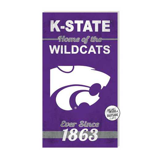 1041102280: 11x20 Indoor Outdoor Sign Home of the Kansas State Wildcats