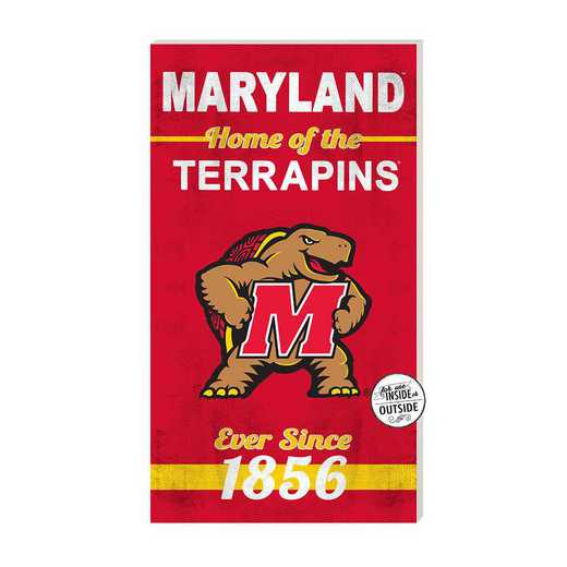 1041102317: 11x20 Indoor Outdoor Sign Home of the Maryland Terrapins