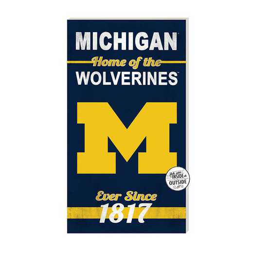 1041102330: 11x20 Indoor Outdoor Sign Home of the Michigan Wolverines