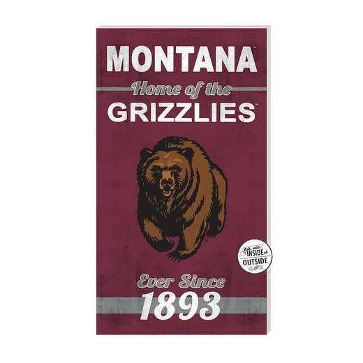 1041102341: 11x20 Indoor Outdoor Sign Home of the Montana Grizzlies