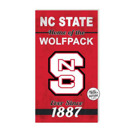 1041102372: 11x20 Indoor Outdoor Sign Home of the North Carolina State Wolfpack