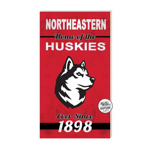 1041102379: 11x20 Indoor Outdoor Sign Home of the Northeastern Huskies