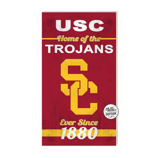 1041102443: 11x20 Indoor Outdoor Sign Home of the Southern California Trojans