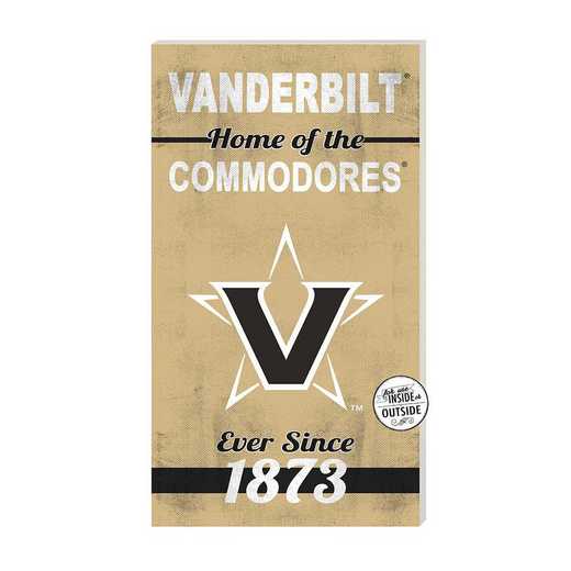1041102493: 11x20 Indoor Outdoor Sign Home of the Vanderbilt Commodores