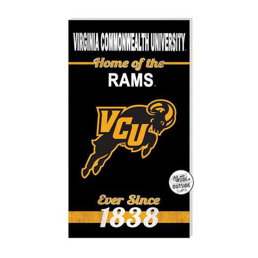 1041102499: 11x20 Indoor Outdoor Sign Home of the Virginia Commonwealth Rams